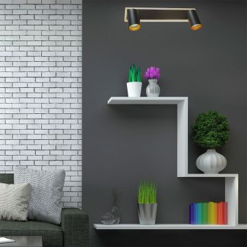 Spotlámpa Parma LP-0612/2WS BK 3000K|4000K|6000K 2x50W/GU10 IP20 a Light Prestige-tól