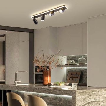 Spotlámpa Parma LP-0612/4C BK 3000K|4000K|6000K 4x50W/GU10 IP20 a Light Prestige-tól