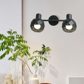 Spotlámpa Reus LP-8069/2WS BK 2x40W/E14 IP20 a Light Prestige-tól