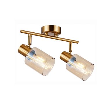Spotlámpa Santia SPL-65342-2-BRO-AMB 2x40W/E14 IP20 a Italux-tól