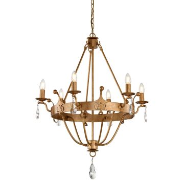 Csillár WINDSOR WINDSOR6-GOLD 6x60W/E14 a Elstead Lighting-tól