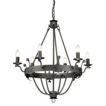 Csillár WINDSOR WINDSOR6-GR 6x60W/E14 a Elstead Lighting-tól