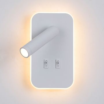Fali lámpa Doria WL-83957-1-WH 3000K 8W 2x8W/LED 559lm a Italux-tól