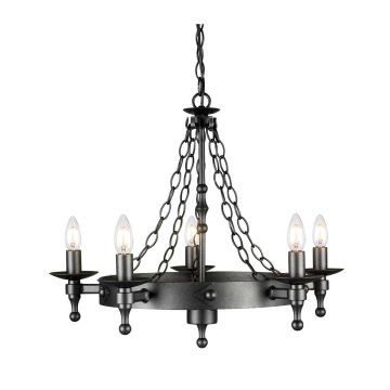 Csillár WARWICK WR5-GRAPHITE 5x60W/E14 a Elstead Lighting-tól