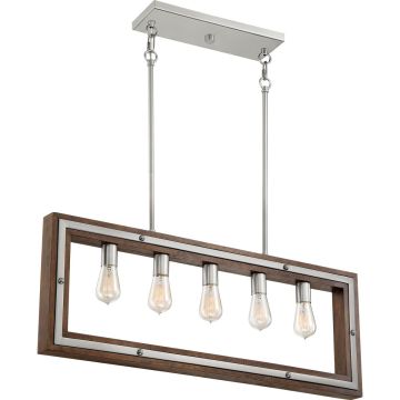 Függőlámpa WESTERLY QZS-WTY536BN 5x60W/E27 a Quoizel-tól