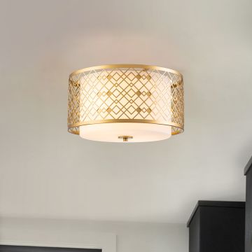 Süllyesztett mennyezeti lámpa Ziggy ZIGGY-F-M-LG 2x60 W/E27 a Elstead Lighting-tól