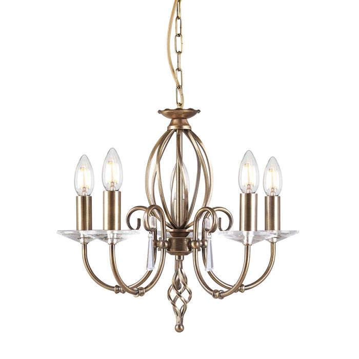 AEGEAN-AG5-AGED-BRASS-Elstead Lighting-99766