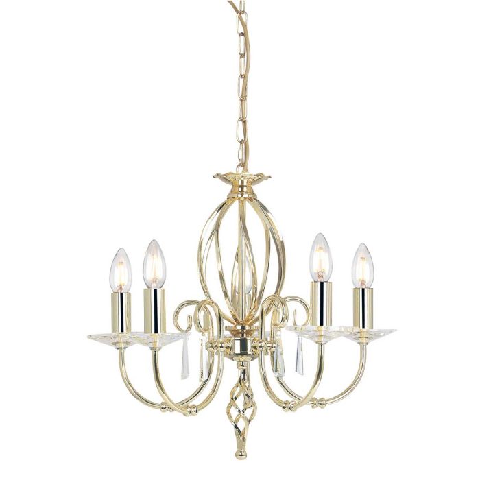 AEGEAN-AG5-POL-BRASS-Elstead Lighting-99772