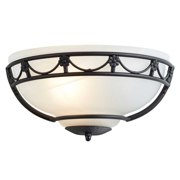 CARISBROOKE-CB-WU-BLACK-Elstead Lighting-100131