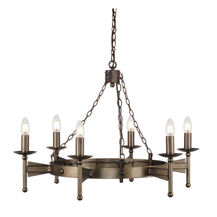 CROMWELL-CW6-OLD-BRZ-Elstead Lighting-100147