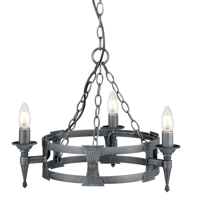SAXON-SAX3-BLK-SIL-Elstead Lighting-100157