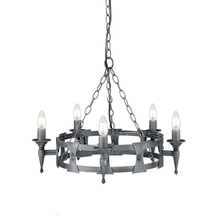 SAXON-SAX5-BLK-SIL-Elstead Lighting-100158